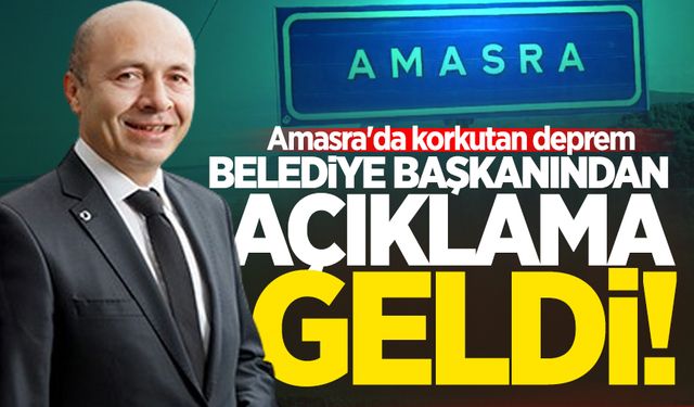 Amasra'da korkutan deprem: Belediye başkanından açıklama geldi!