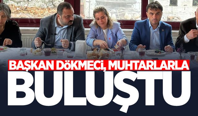 Başkan Altuğ Dökmeci, muhtarlarla kahvaltıda buluştu