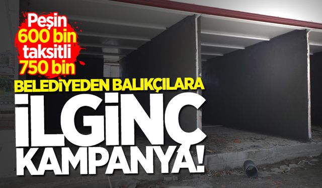 Başkan Erdem’den balıkçılara büyük oyun: Dükkanları satıyor!