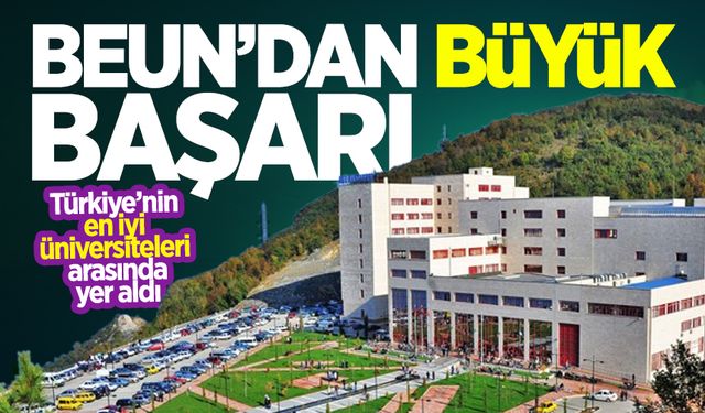 BEUN, Türkiye’nin en iyi üniversiteleri arasında yer aldı