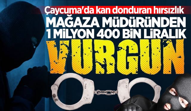 Çaycuma'da kan donduran hırsızlık: Mağaza müdüründen 1 milyon 400 bin liralık vurgun!