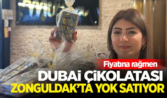 Vatandaştan Dubai çikolatasına büyük ilgi