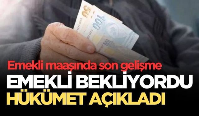 Milyonların beklediği cevap geldi! Hükümetten emekli maaşı açıklaması!