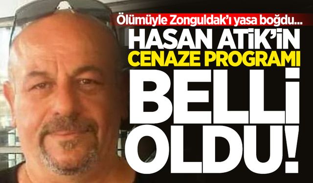 Hasan Atik'in cenaze programı belli oldu