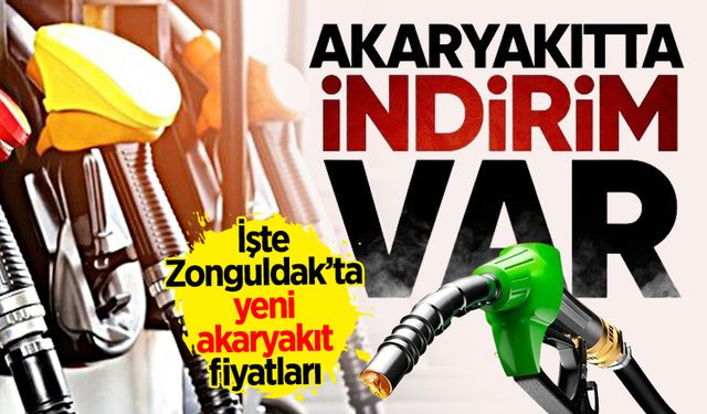 İşte Zonguldak'ta yeni akaryakıt fiyatları