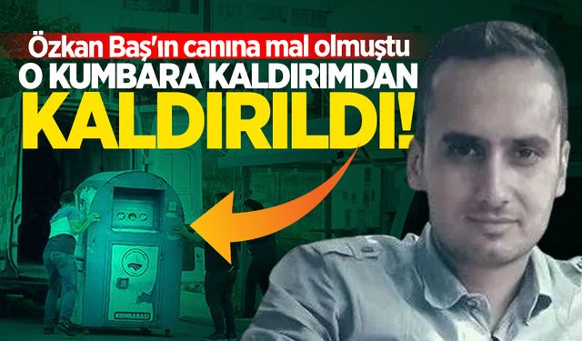 Özkan Baş'ın canına mal olmuştu: O kumbara kaldırımdan kaldırıldı!