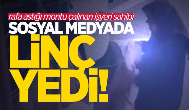 Rafa astığı montu çalınan işyeri sahibi sosyal medyadan linç yedi