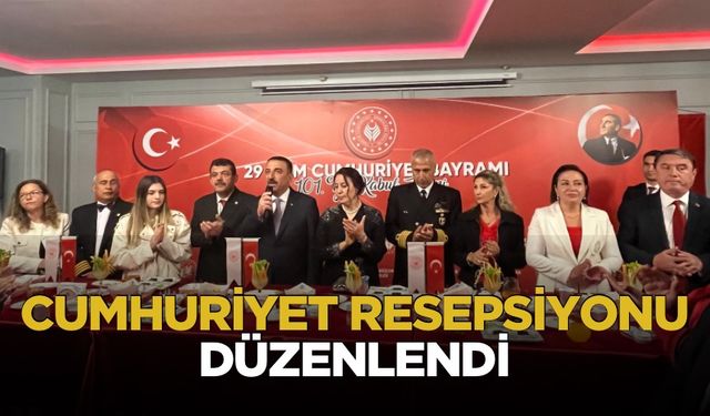 Cumhuriyetin ilk vilayetinde ‘Cumhuriyet Resepsiyonu’ yapıldı