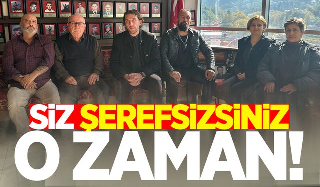 Başkan Turhan’dan zehir zemberek sözler: ”Bunu istiyorsanız şerefsizsiniz!”