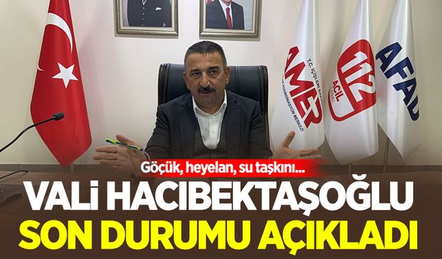 Vali 17 ihbar geldiğini açıkladı: Göçük, heyelan, su taşkını...