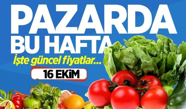 Halk pazarında fiyatların yüksek olması ilgiyi düşürdü! İşte fiyatlar...