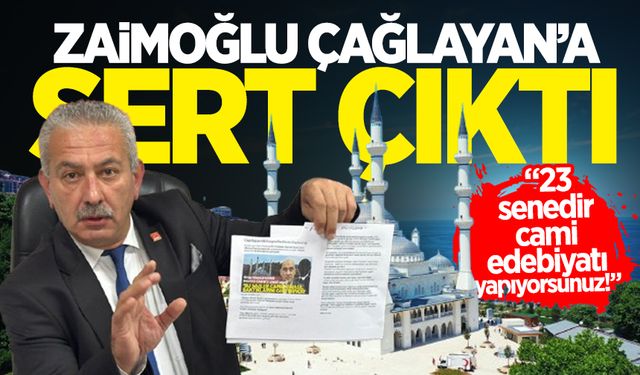 Zaimoğlu’dan Çağlayan’a sert cevap: “Sesinizi yükseltin!”