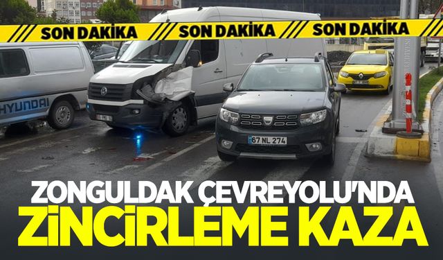 Zonguldak Çevreyolu'nda zincirleme kaza