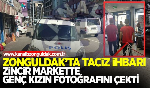 Zonguldak'ta şok! Markette taciz ihbarı