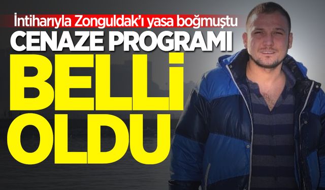 Zonguldak'ı yasa boğan Adem Karademir’in cenaze programı belli oldu