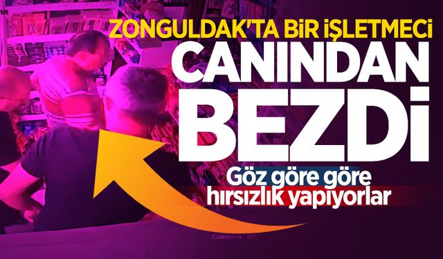 Zonguldak'ta bir işletmeci canından bezdi! Göz göre göre hırsızlık yapıyorlar