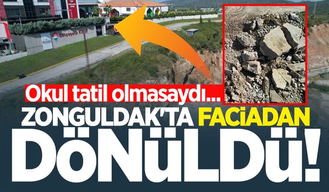 Zonguldak'ta faciadan dönüldü! Okul tatil olmasaydı...