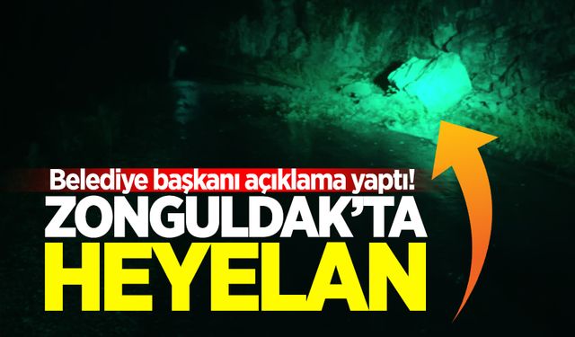 Zonguldak'ta heyelan: Belediye başkanı açıklama yaptı!