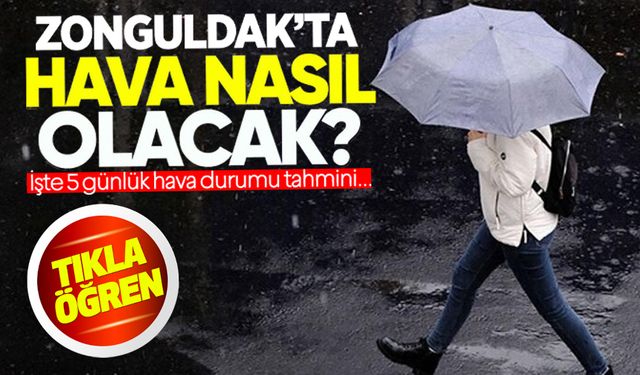 Zonguldak'ta yeni haftada hava nasıl olacak? İşte Zonguldak'ın hava durumu...