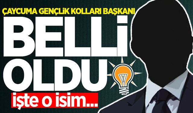 AK Parti Çaycuma Gençlik Kolları Başkanı belli oldu!