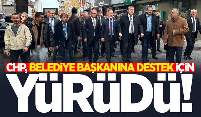 CHP’li Belediye Başkanları ve Partililer, belediye binasına yürüdü!