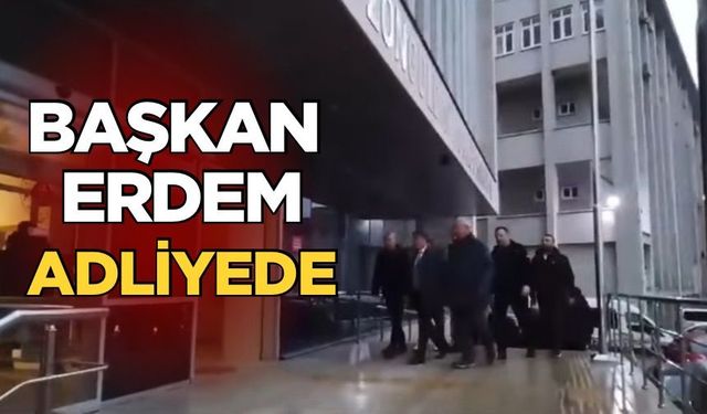 Ozan Varol tarafından tehdit edilen Başkan Erdem Adliye’ye gitti!