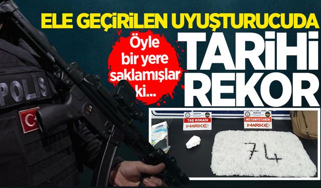 Ele geçirilen uyuşturucuda tarihi rekor! Öyle bir yere saklamışlar ki...