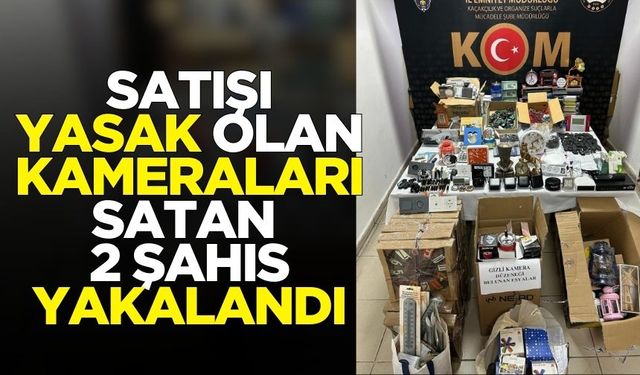 "casus kamera" operasyonu: 2 gözaltı