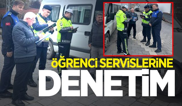 Zonguldak'ta öğrenci servislerine denetimler aralıksız sürüyor