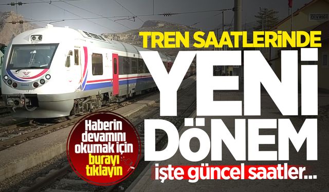 Zonguldak'ta tren saatleri güncellendi! İşte güncel saatler...