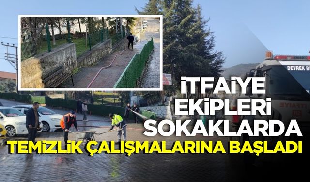 Baharın gelişiyle temizlik çalışmaları başladı