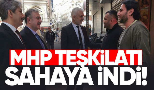 MHP teşkilatı sahada vatandaşları dinledi