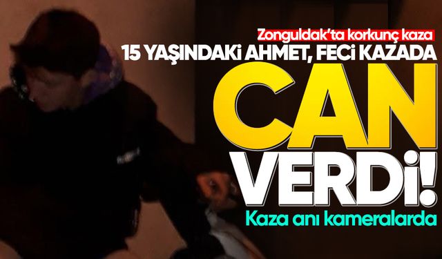 Zonguldak'ta korkunç kaza: 15 yaşındaki Ahmet, feci kazada can verdi!