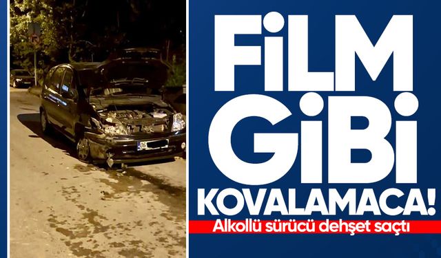 Alkollü sürücü dehşet saçtı: Aracı polisin üzerine sürdü!