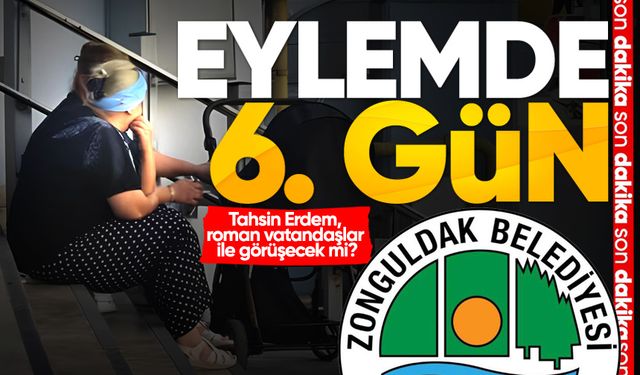 Zonguldak Belediyesi önünde eylem devam ediyor