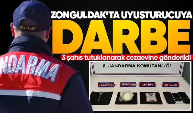 Zonguldak'ta uyuşturucuya darbe: 3 kişi tutuklandı!