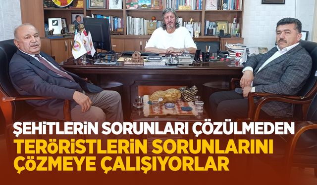 Zonguldak Şehit Aileleri Derneği'nden Gazeteciler Cemiyeti'ne anlamlı ziyaret