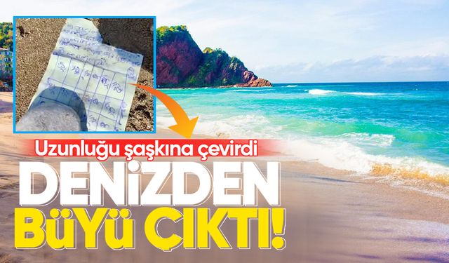 Sahilden büyü çıktı: Uzunluğu şaşkına çevirdi