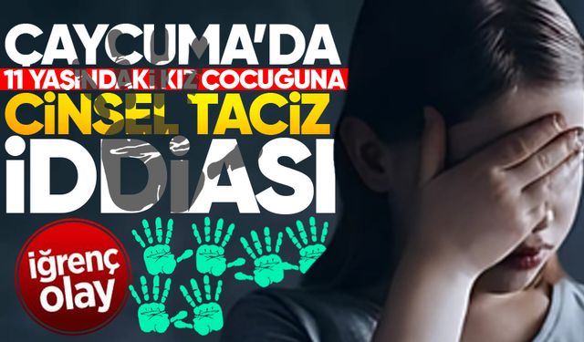 Çaycuma'da bir iğrenç olay daha: 11 yaşındaki kız çocuğuna cinsel tac*z iddiası