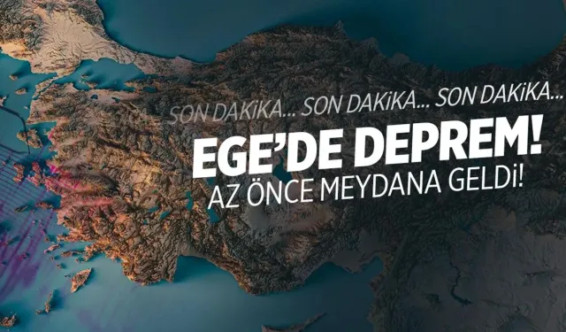 Gediz'de deprem oldu