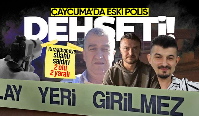 Kıraathaneye eski polisten silahlı dehşet: 2 ölü, 2 yaralı