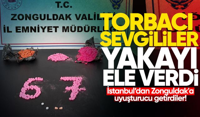İstanbul’dan Zonguldak'a uyuşturucu getiren sevgililer kovalamaca sonrası yakalandı
