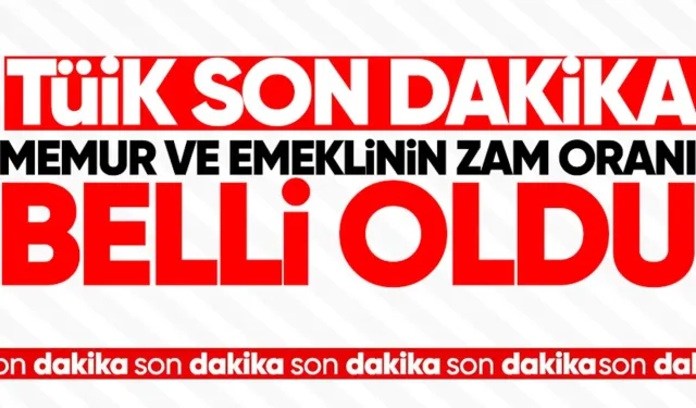 Memur ve emeklinin maaş zammı belli oldu