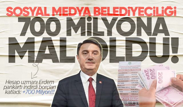 Tahsin Erdem döneminde Zonguldak Belediyesi borç 1,8 Milyar TL’ye dayandı!
