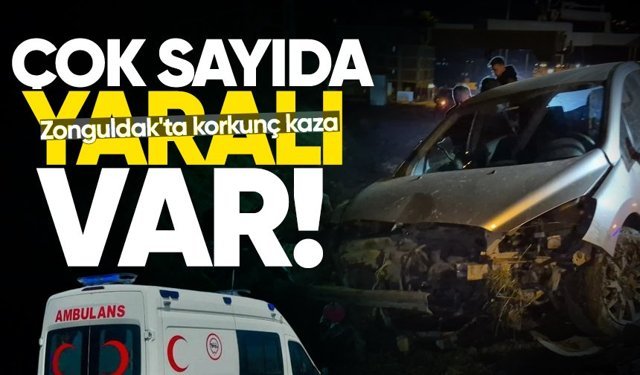 Zonguldak'ta korkunç kaza: Çok sayıda yaralı var!