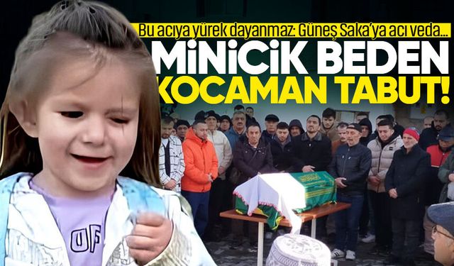Bu acıya yürek dayanmaz: Minicik beden, kocaman tabut!