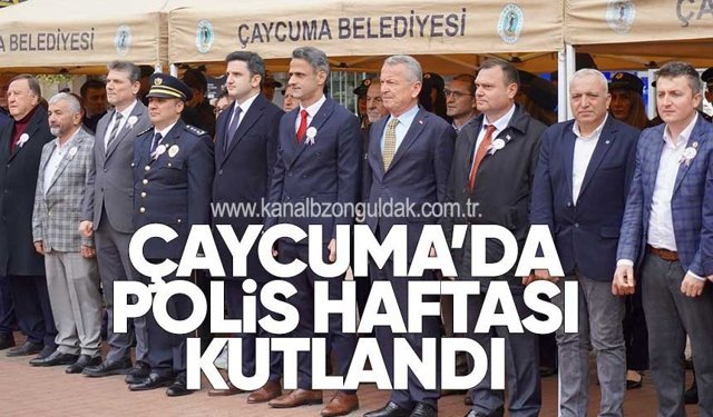 ÇAYCUMA'DA POLİS HAFTASI KUTLANDI