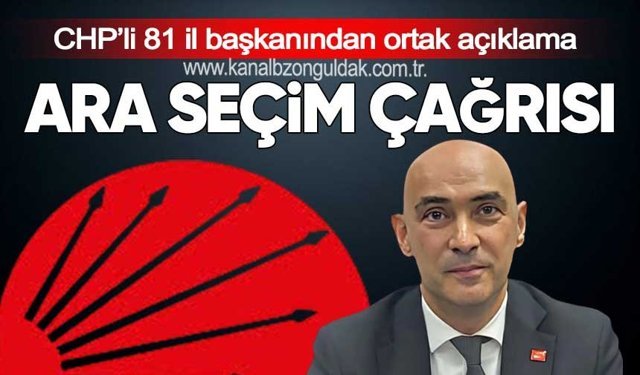 CHP’li 81 il başkanından ortak açıklama: "Geri adım yok"