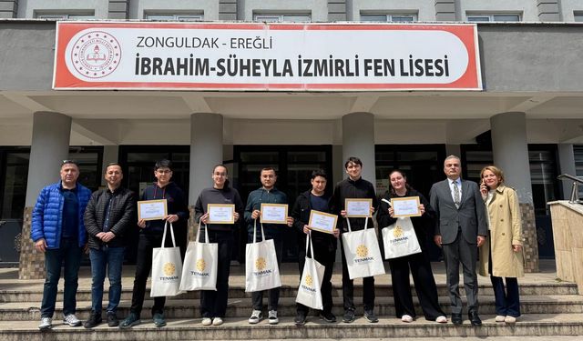 Ereğli’de bilim vizyonu başladı: Gençler ödülü hak etti