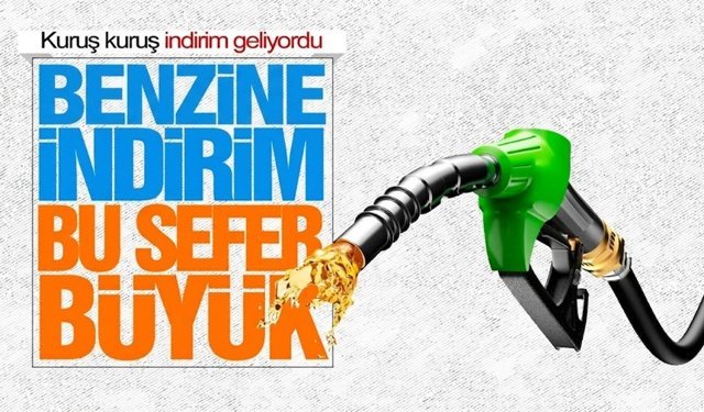 Akaryakıtta tabela yine değişiyor: Benzine indirim geliyor!